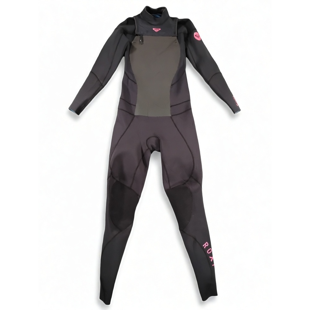 Gorpcore Minimalist Roxy Womens 3/2mm Chest Zip Wetsuit Nylon Spandex Size 4